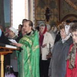 Пение молебна святому преподобному Сергию Радонежскому